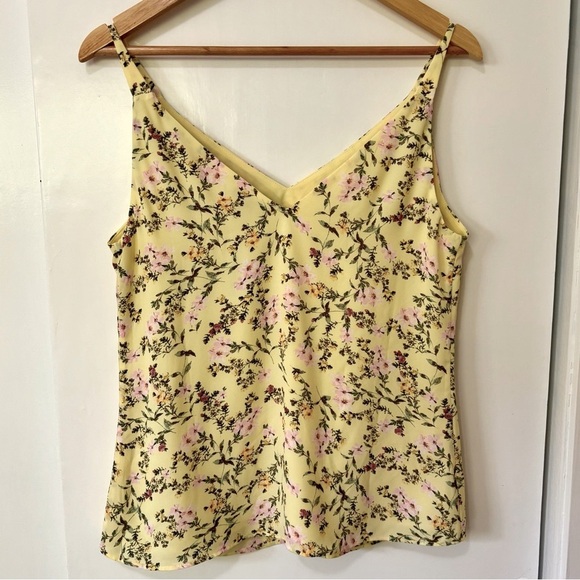 RW&CO| Sunny Yellow Floral Tank Top Blouse Sz S - Picture 3 of 5
